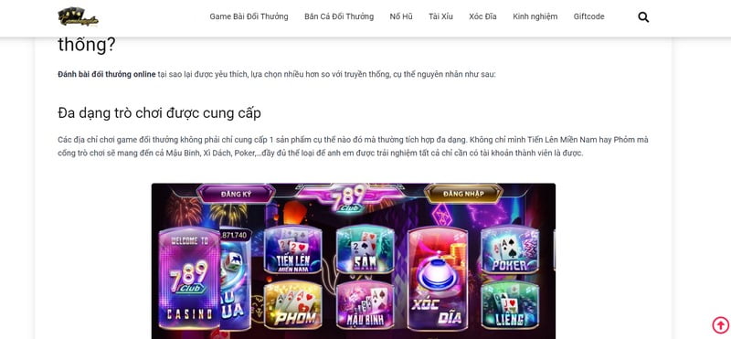 Tổng quan ngắn gọn về trò chơi bài trực tuyến Mau Binh B8b - B8b